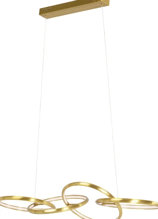 KARE Hängeleuchte Galaxy LED Gold 155cm