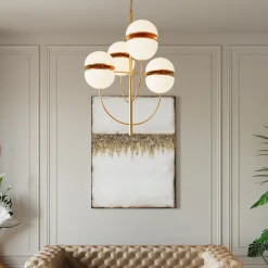 KARE Hängeleuchte Leisha Bunch Ø76cm