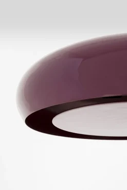 KARE Hängeleuchte Lia Pflaume Ø38cm