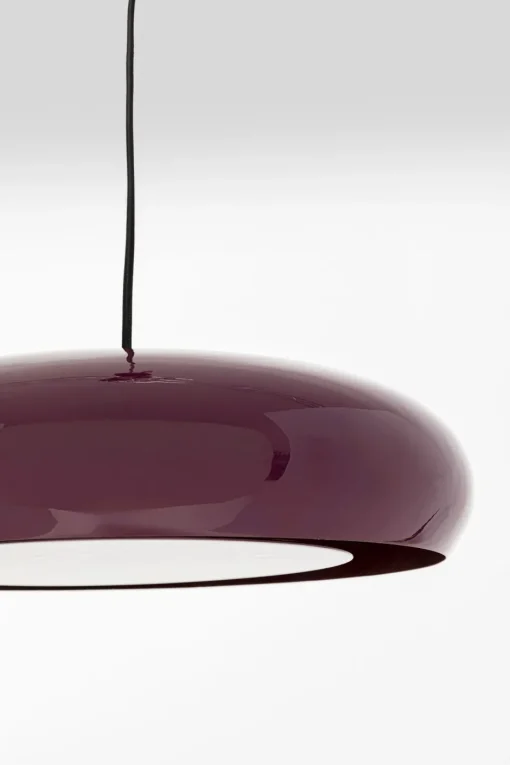 KARE Hängeleuchte Lia Pflaume Ø38cm