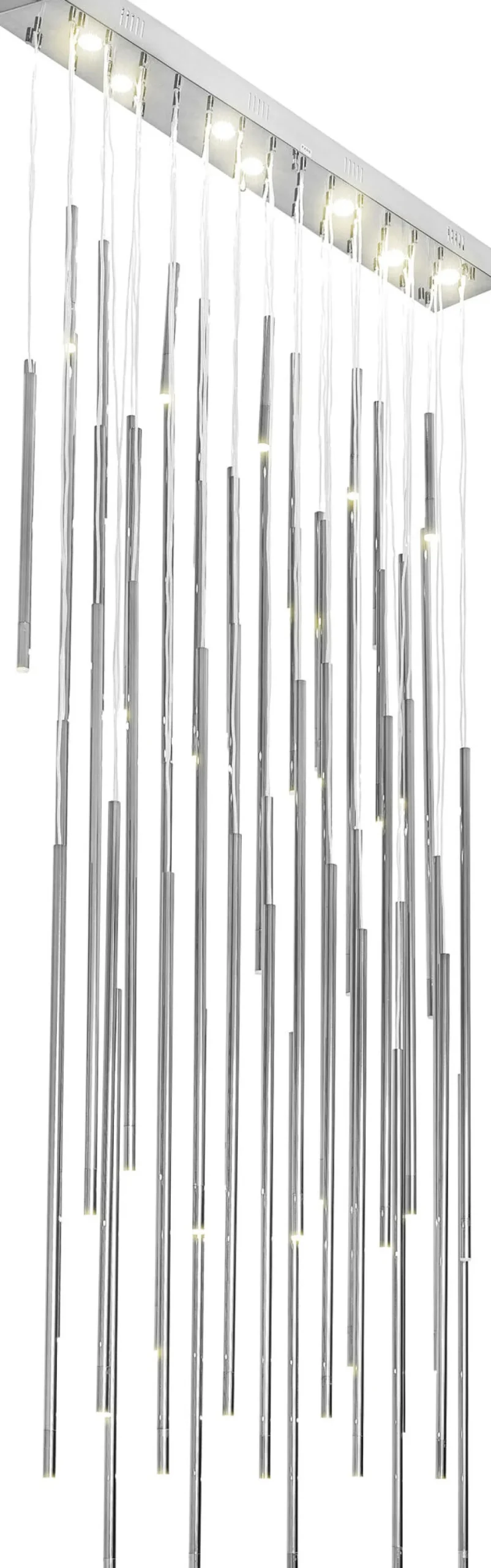 KARE Hängeleuchte Living Vegas Deluxe Chrome LED