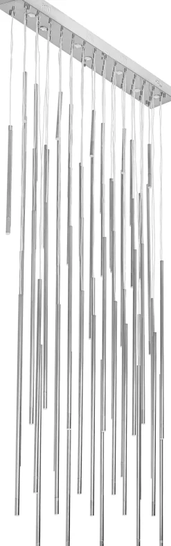 KARE Hängeleuchte Living Vegas Deluxe Chrome LED