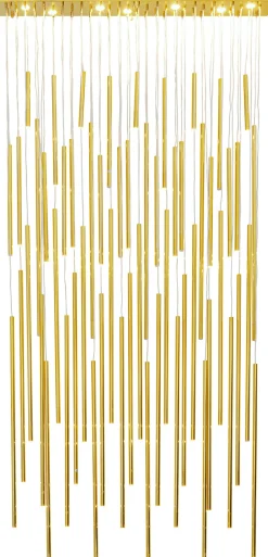 KARE Hängeleuchte Living Vegas Deluxe Brass LED