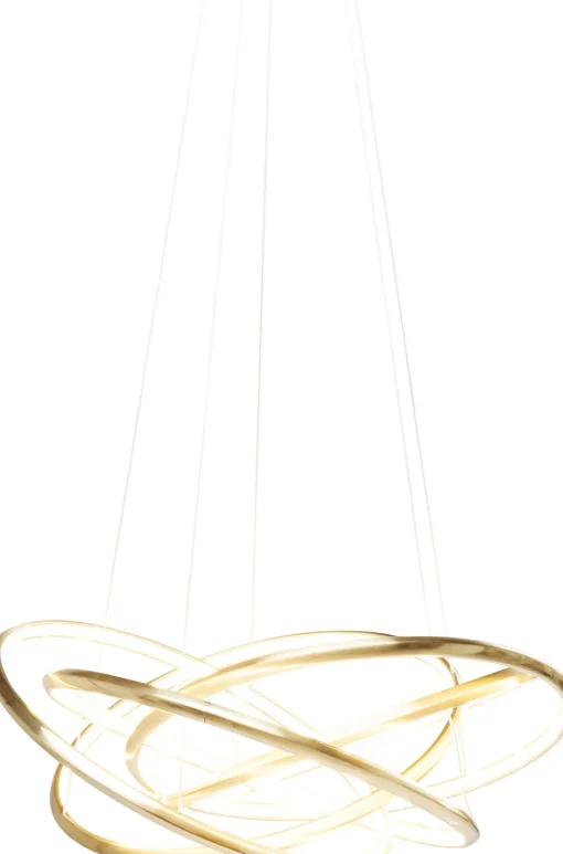 KARE Hängeleuchte Saturn LED Gold Big