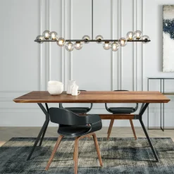 KARE Hängeleuchte Scala Balls Schwarz 155cm