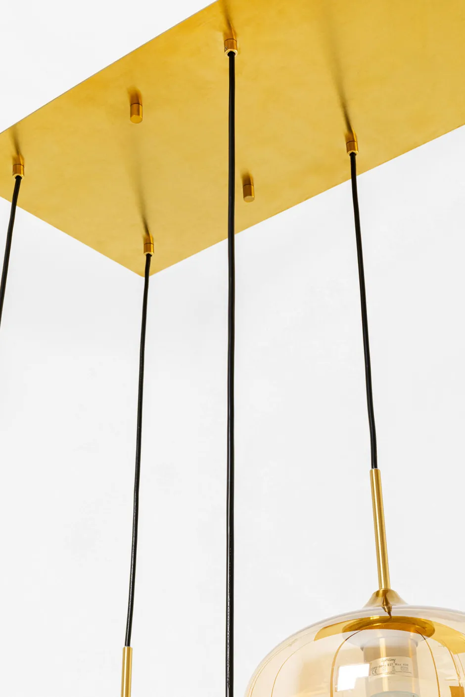 KARE Hängeleuchte Sphere Amber 160cm