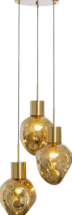 KARE Hängeleuchte Supernova Amber Tre Ø45cm