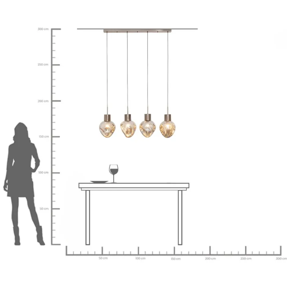 KARE Hängeleuchte Supernova Smoky 110cm