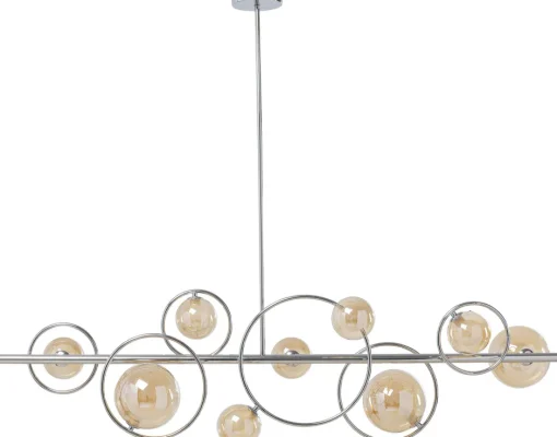 KARE Hängeleuchte Universe Chrom 110cm