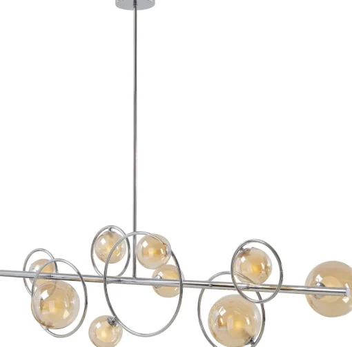 KARE Hängeleuchte Universe Chrom 110cm