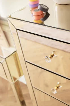 KARE Hochkommode Luxury Pearl 5 Schübe