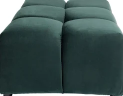 KARE Hocker Belami Velvet Dunkelgrün