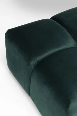 KARE Hocker Belami Velvet Dunkelgrün