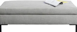 KARE Hocker Gianni Cord Grau