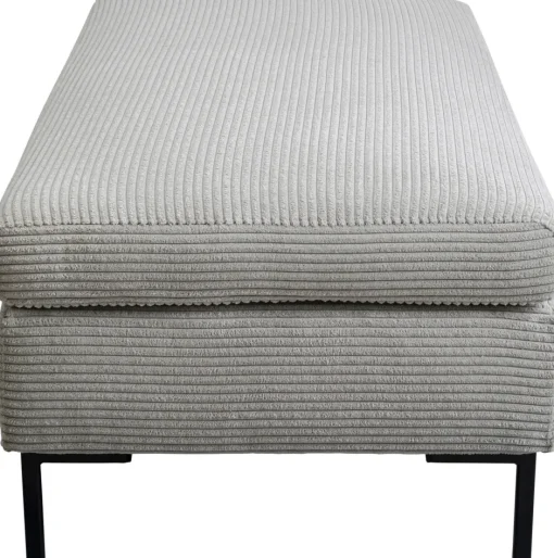 KARE Hocker Gianni Cord Grau