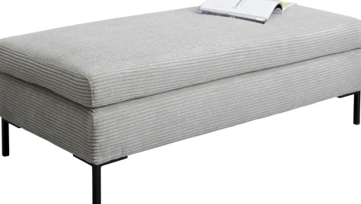 KARE Hocker Gianni Cord Grau