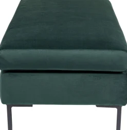 KARE Hocker Gianni Velvet Dunkelgrün