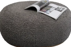 KARE Hocker Pebble Boucle Grau 81cm
