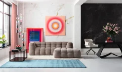 KARE Hocker Salamanca Grau 125x80cm
