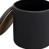 KARE Hocker Venezia Storage Anthrazit Ø40cm