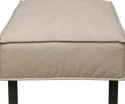 KARE Hocker Victor Leder Grau