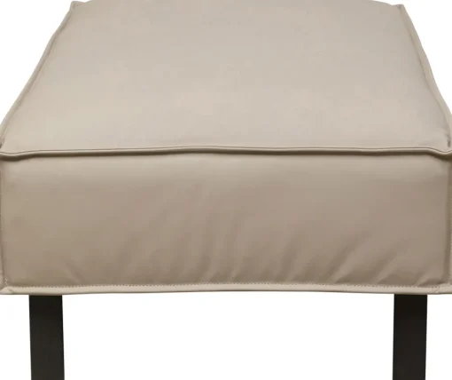 KARE Hocker Victor Leder Grau