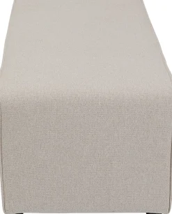 KARE Infinity Hocker Elements Creme 50x100cm