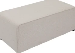 KARE Infinity Hocker Elements Creme 50x100cm