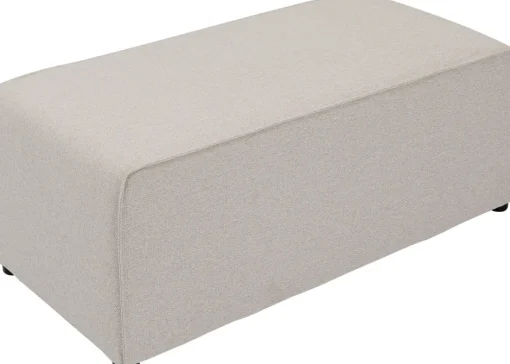 KARE Infinity Hocker Elements Creme 50x100cm