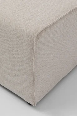 KARE Infinity Hocker Elements Creme 50x100cm