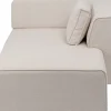 KARE Infinity Ottomane Elements Creme Rechts 182cm