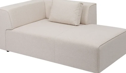 KARE Infinity Ottomane Elements Creme Rechts 182cm