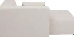KARE Infinity Ottomane Elements Creme Links 182cm