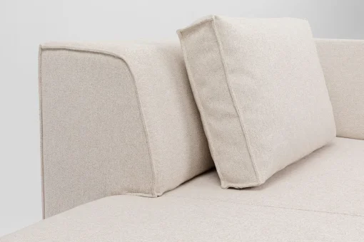 KARE Infinity Ottomane Elements Creme Links 182cm