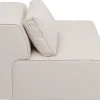 KARE Infinity Ottomane Semi Elements Creme Rechts 120cm