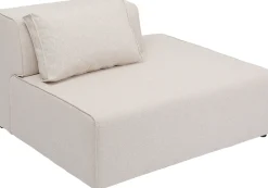 KARE Infinity Ottomane Semi Elements Creme Rechts 120cm