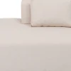 KARE Infinity Ottomane Semi Elements Creme Links 120cm