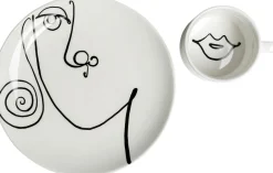 KARE Kaffeetasse Viso Donna (2/tlg.)