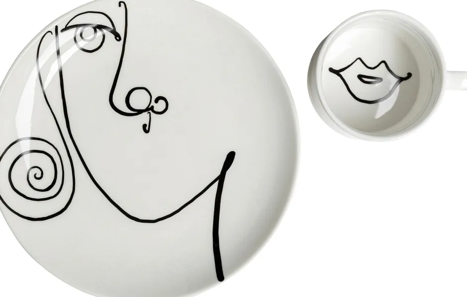 KARE Kaffeetasse Viso Donna (2/tlg.)