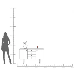 KARE Kerzenständer Madame Dots 16cm