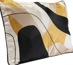 KARE Kissen Fields Gelb 60x40cm