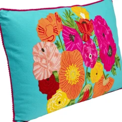 KARE Kissen Fiorista Blau 60x40cm