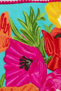 KARE Kissen Fiorista Blau 60x40cm