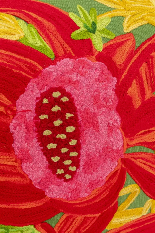 KARE Kissen Fiorista Grün 60x40cm