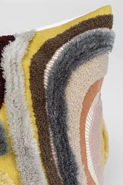 KARE Kissen Lava Braun 45x45cm