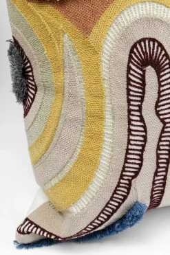 KARE Kissen Lava Braun 45x45cm