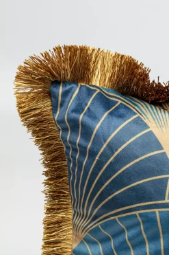 KARE Kissen Leaves Fringe 45x45cm