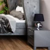 KARE Kommode Klein Luxury Push 2 Schübe Grau