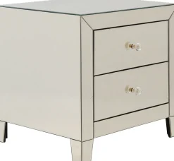 KARE Kommode Klein Pearl Champagne 2 Schübe