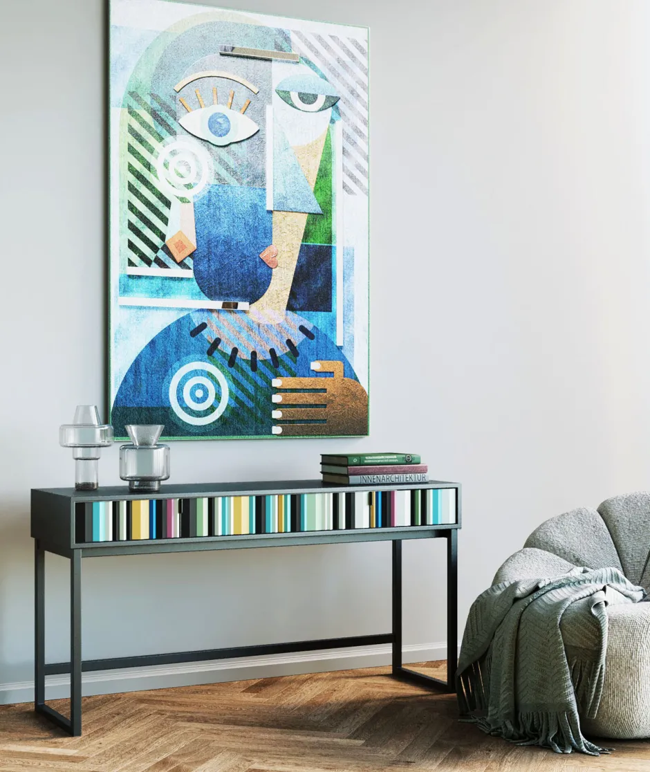 KARE Konsole Concertina Colore 136x40cm